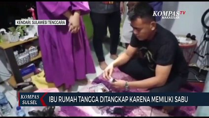 Ibu Rumah Tangga Ditangkap Karena Memiliki Sabu