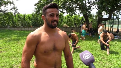 BURSA - Başpehlivan Yalçın Üncül, Kırkpınar'a iddialı hazırlanıyor