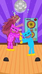 Top 3 Funny Dancing Huggy Wuggy And Kissy Missy Animations  #shorts #animation #story