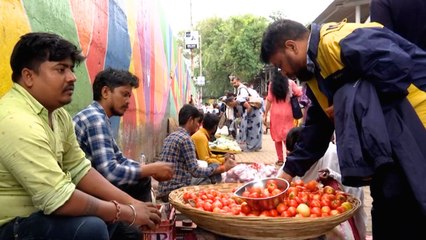 तमतमाए टमाटर ने बिगाड़ा थाली का जायका, ऐसे कट रही है जेब