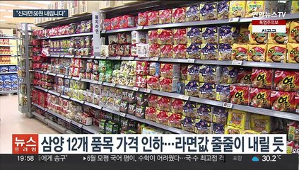 정부 압박에 백기 든 라면업계…빵·아이스크림은?
