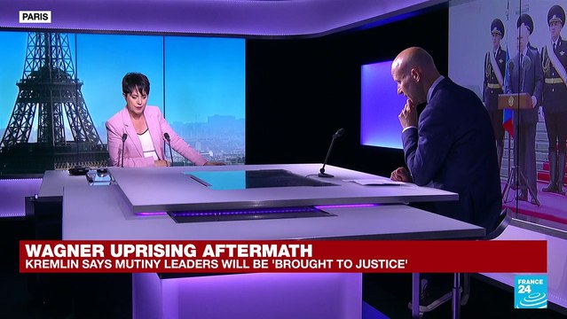 REPLAY: Vladimir Putin hails military and law enforcement for 'stopping a civil war'