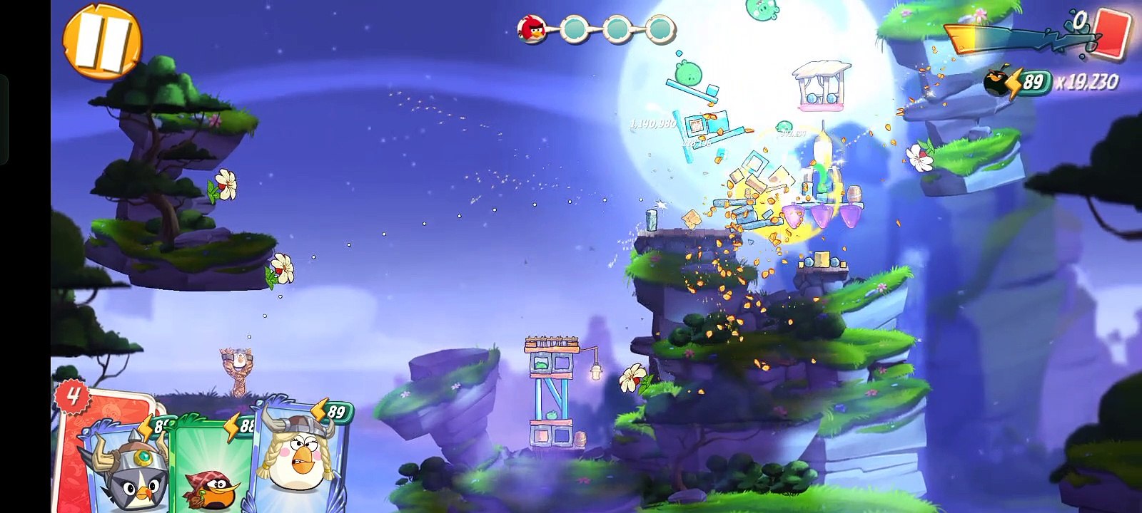 Angry Birds 2 | Level 84 | Hard Level | Hitting Fun | Angry Bird 2 Show