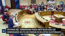 Víctimas del terrorismo piden ante Bildu que los condenados de ETA no puedan ir en listas electorales