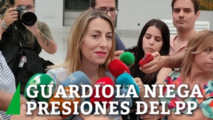 Guardiola niega presiones del PP para llegar a acuerdo con Vox