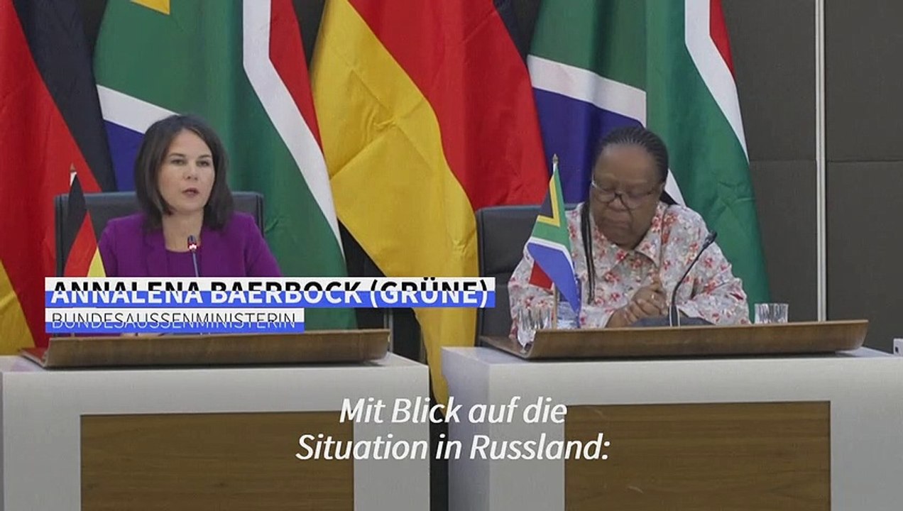 Baerbock: Putin macht sein Land kaputt