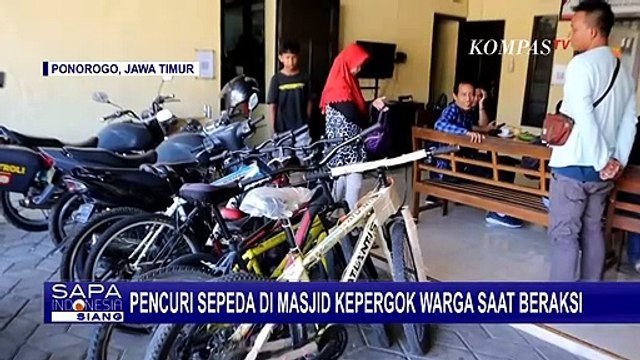 Maling Sepeda Kepergok Warga saat Beraksi, 6 Sepeda Hasil Curian Disita Polisi