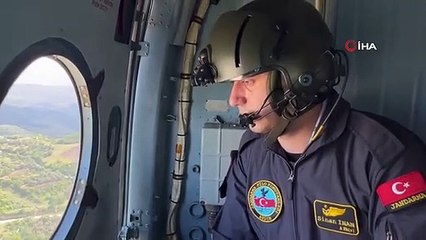 Bayram arifesinde helikopterli denetim gerçekleştirildi