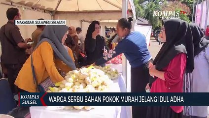 Warga Serbu Bahan Pokok Murah Jelang Idul Adha