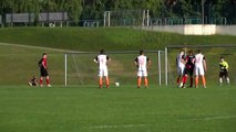 Der Ausgleich für die SG Werratal im A-Jugend-Pokal-Finale gegen den JFV West durch Lucas Gutheil
