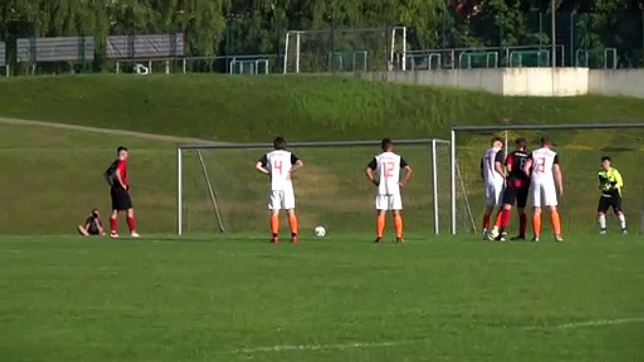 Der Ausgleich für die SG Werratal im A-Jugend-Pokal-Finale gegen den JFV West durch Lucas Gutheil