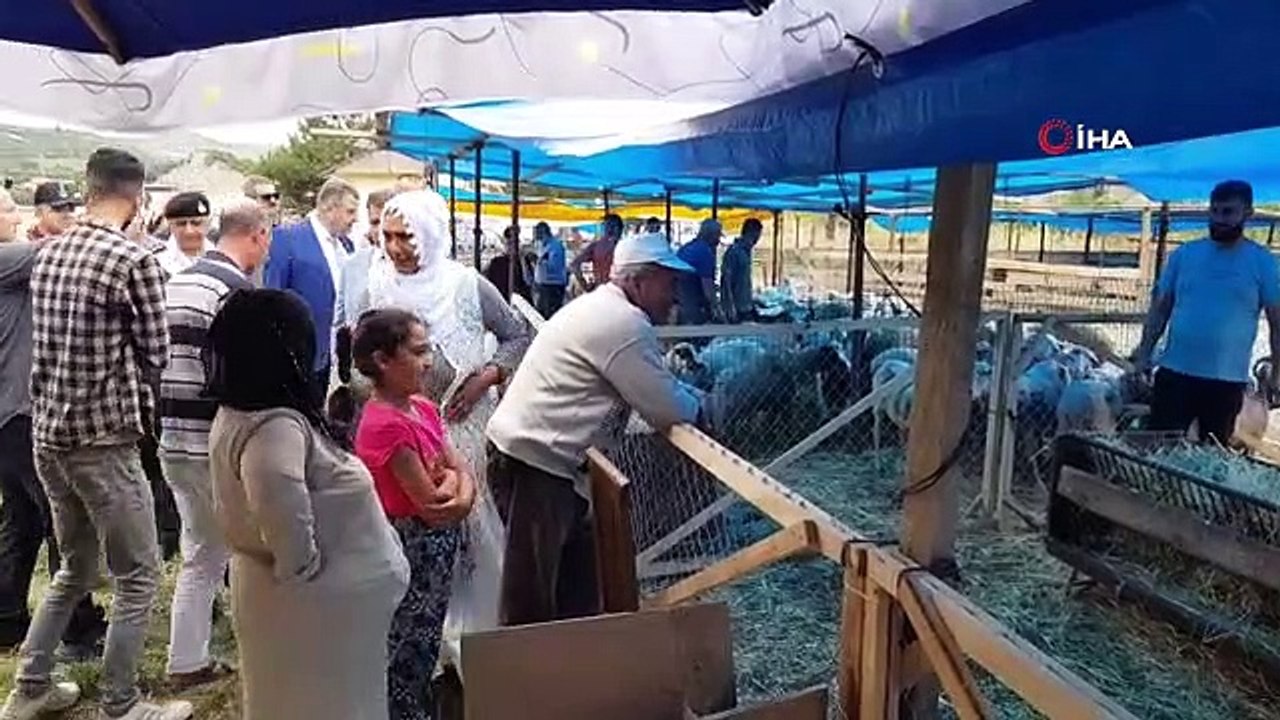 Vali Gürel, kurbanlık pazarını gezdi