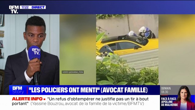 Refus d’obtempérer à Nanterre: Nous sommes totalement éloignés de la légitime défense , pour Me Yassine Bouzrou, avocat de la famille de la victime