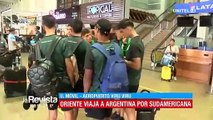 Oriente partió a Argentina para jugar con Estudiantes