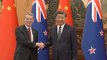 Xi Jinping aboga por fortalecer cooperación con N. Zelanda en reunión con primer ministro