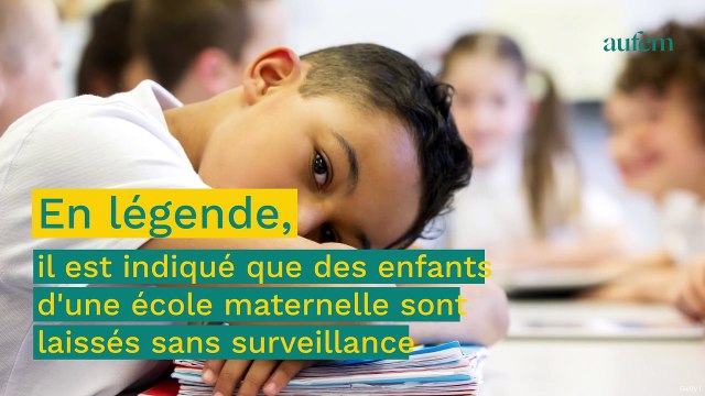 Un enfant de 3 ans frappé par un autre petit dans une salle non-surveillée
