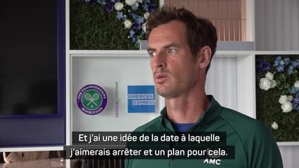 Wimbledon - Murray a une date de retraite idéale, mais ce n'est pas pour tout de suite !