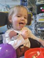 2-year-old girl's joy after having a heart transplant