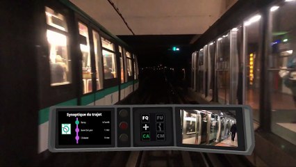 Metro RATP Ligne 14 - Front View, De Olympiades à Mairie de St Ouen en MP73