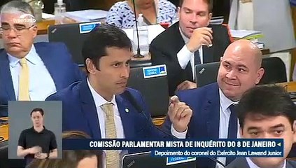 Magno Malta reage a interrupções de Abilio Brunini na CPMI de 8 de janeiro