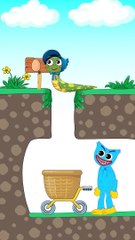 Kissy Missy Punished Greedy Huggy Wuggy _ Funny Animation  #shorts #animation #story