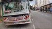 Choque TRIPLE de colectivos en el Metrobús de Palermo
