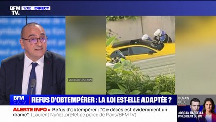 "Ce geste m'interpelle": Laurent Nuñez s'exprime sur le refus d'obtempérer à Nanterre