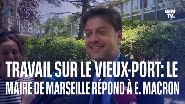 J'espère que ce n'est pas exactement ce qu'il voulait dire : le maire de Marseille répond à Emmanuel Macron