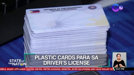 Kontrata para sa pagsuplay ng mahigit P5-milyong piraso ng plastic cards para sa driver's license, pirmado na ng DoTr | SONA