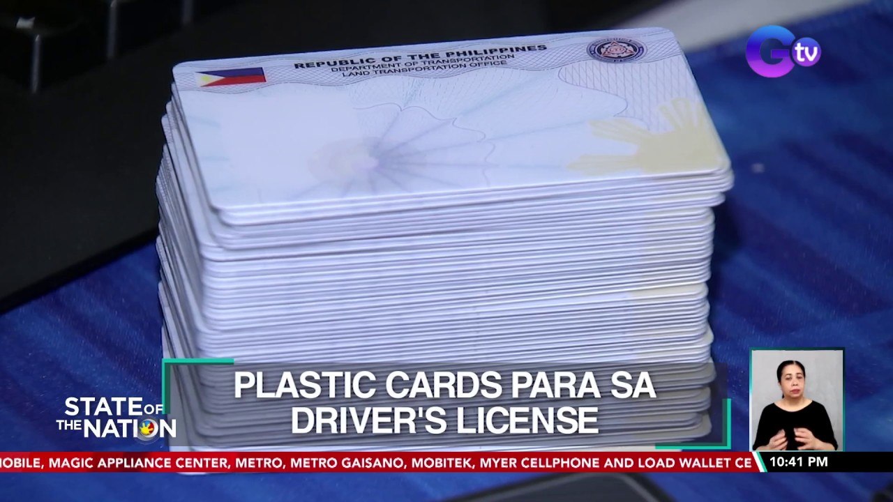Kontrata para sa pagsuplay ng mahigit P5-milyong piraso ng plastic cards para sa driver's license, pirmado na ng DoTr | SONA