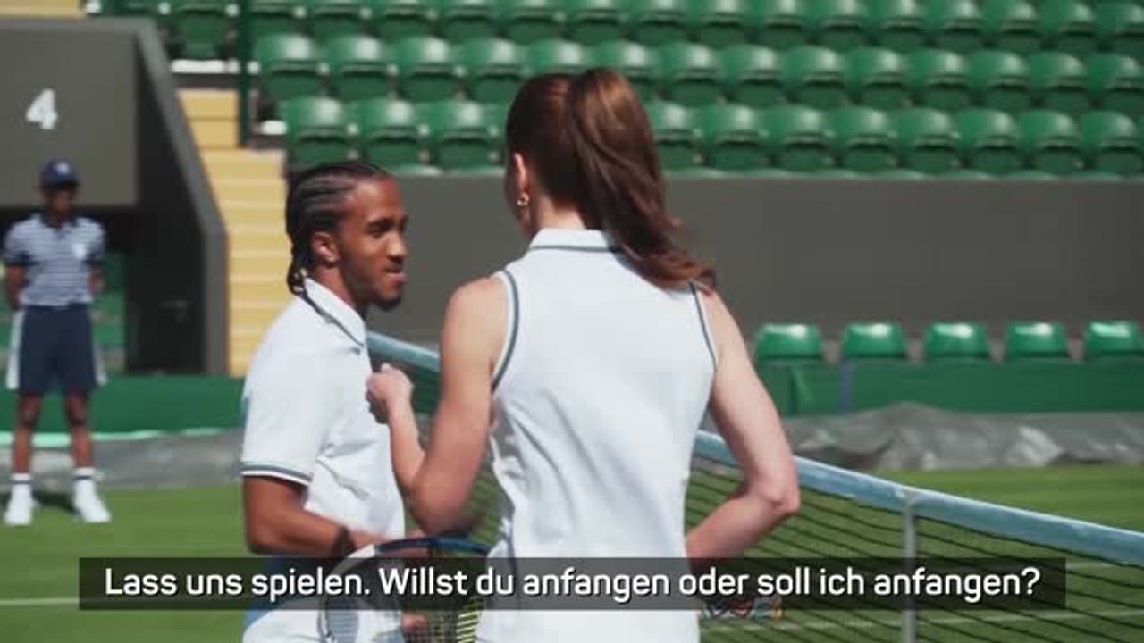 Federer und Prinzessin von Wales in Wimbledon