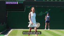 La princesa de Gales y Federer jugaron en la pista central de Wimbledon