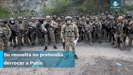 Rusia no presentará cargos contra Prigozhin y otros implicados en la rebelión armada