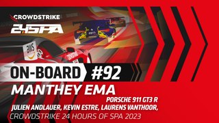 LIVE | OB Car #92 | Porsche 911 GT3 R | Manthey EMA | CrowdStrike 24 Hours of Spa 2023