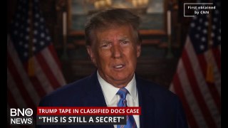 Trump caught on tape discussing classified documents