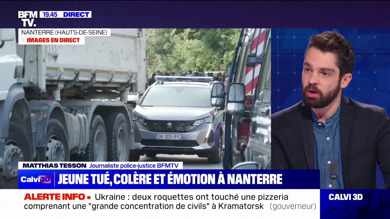 Nanterre: quatre personnes interpellées au cours de tensions liées au décès d'un jeune homme de 17 ans suite à un refus d'obtempérer