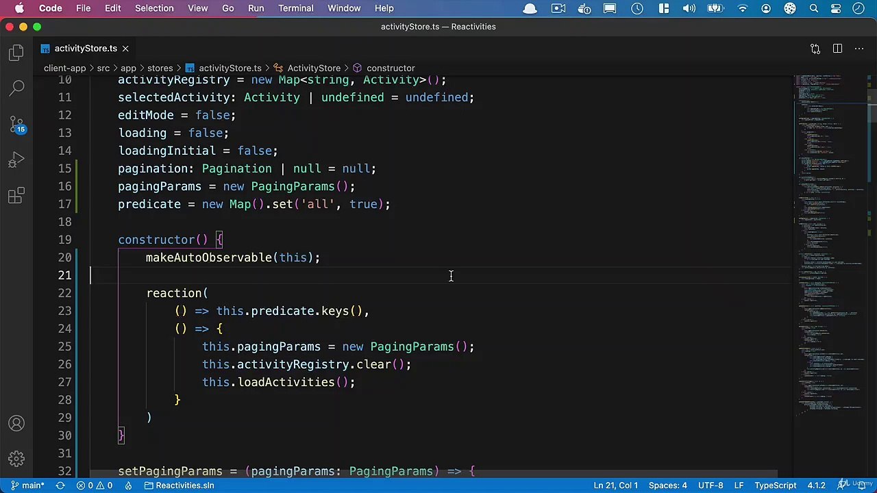 Paging, Sorting and Filtering - Updating the filter component