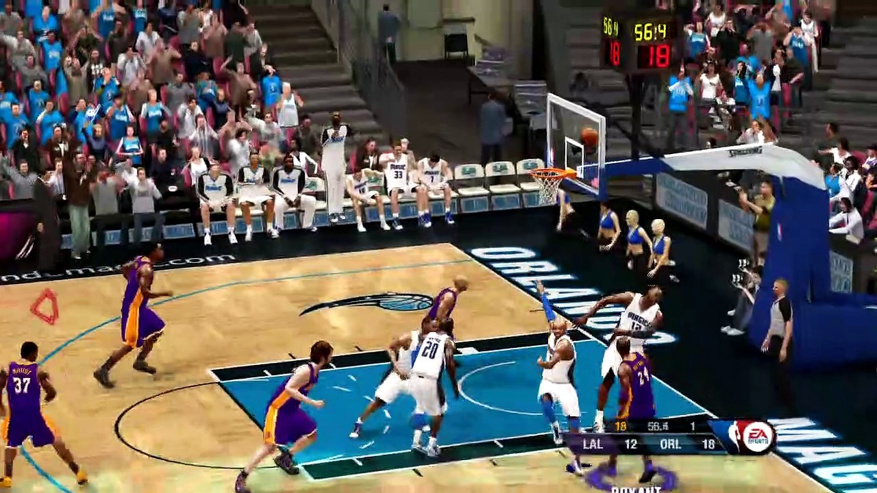 NBA Live 10 Lakers vs Magic