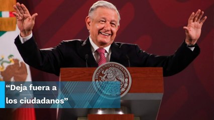 “Son los mismos de siempre”: AMLO sobre método de la oposición para elegir a su candidato