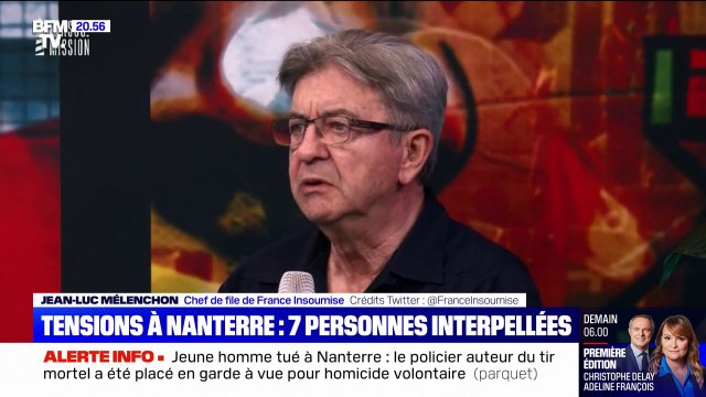 Mineur tué à Nanterre: Jean-Luc Mélenchon (LFI) pointe la gravité de la déchéance de l'autorité de l'État