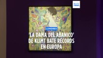 'Dama con abanico' de Klimt bate récords en Europa al subastarse por más de 94 millones de dólares