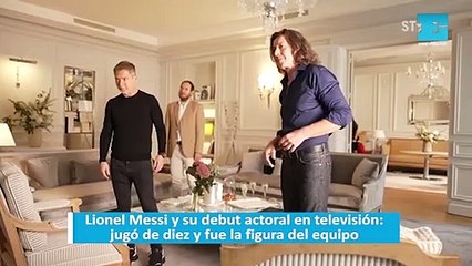 Lionel Messi y su debut actoral en televisión
