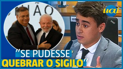Nikolas defende 'quebra de sigilo' de Lula e Dino em CPMI