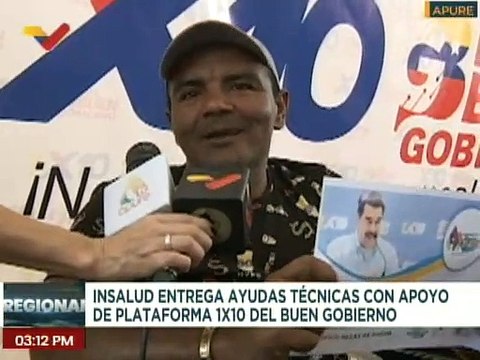 Apure | Entregan ayudas técnicas a la ciudadanía a través del Sistema 1x10 del Buen Gobierno