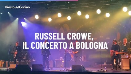 Russell Crowe, il video del concerto a Bologna