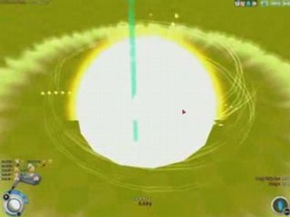 pangya vallée des vents trou 18 chip-in