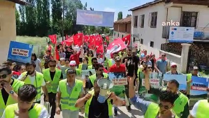 Tokat'ta köylüler maden arama çalışmalarını protesto etti