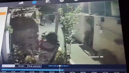 Video.... The miscreant ran away with the mobile while the woman was w