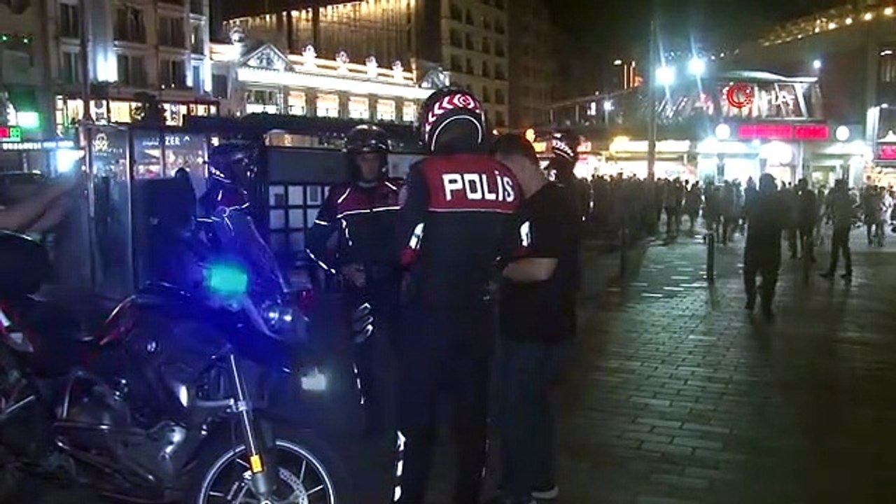 Taksim'de Kurban Bayramı öncesi asayiş denetimi