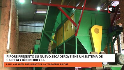 Piporé presentó su nuevo secadero tiene un sistema de calefacción indirecta